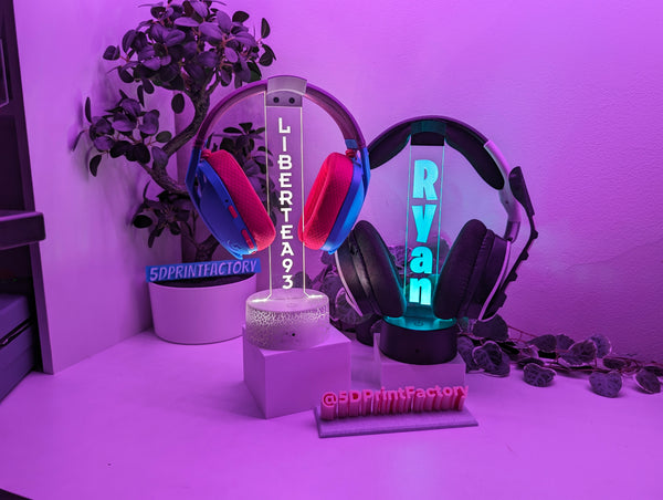 Engraved Headphone Stand